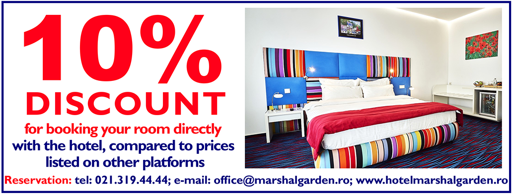 10 percent discount for booking your room directly with the hotel, compared to prices listed on the other platforms